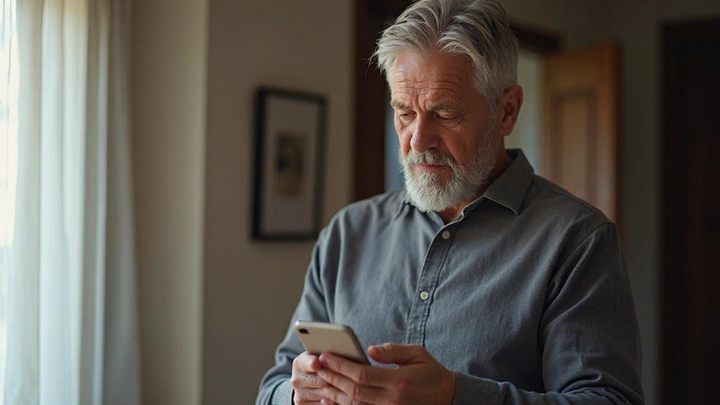 Person looking at smartphone screen showing photography community notification badges and messages